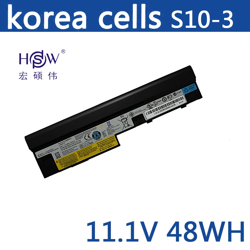 HSW Аккумулятор для ноутбука lenovo IdeaPad S100 S10 3 S205 S110 U160 S100c S205s U165 батарея L09S6Y14 L09M6Y14