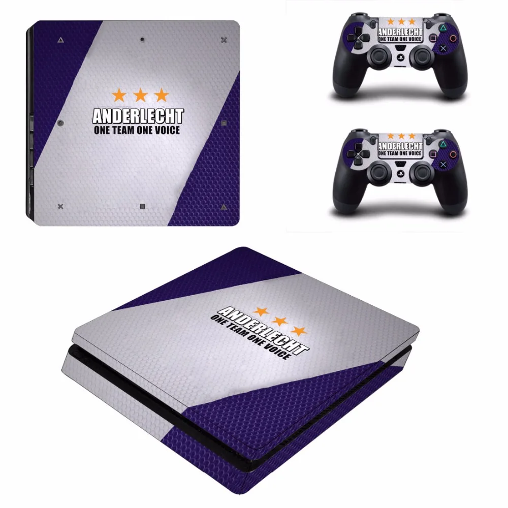 Андерлехт PS4 тонкая кожа Стикеры для Sony Игровые приставки 4 консоли и 2