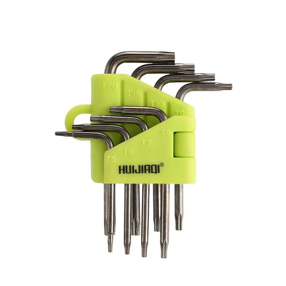 50HRC прочный гаечный Ключ Torx Набор инструментов L Форма Отвертка полый плотник