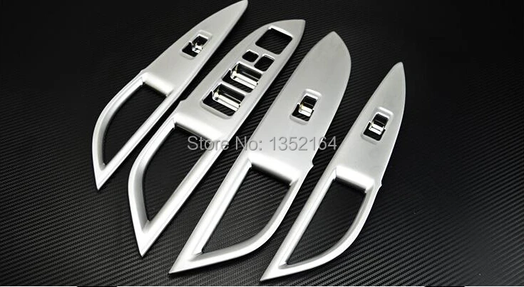 

Auto interior accessories, car inner window lifter button trim sticker for Mitsubishi Outlander 2013,ABS chrome,free shipping