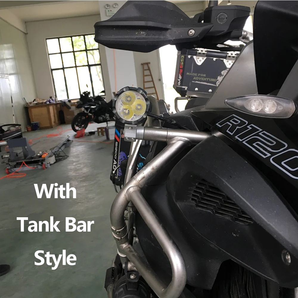 Для BMW R1200GS ADV LC мотоцикл 2 шт. бык бар кронштейн противотуманный светильник для