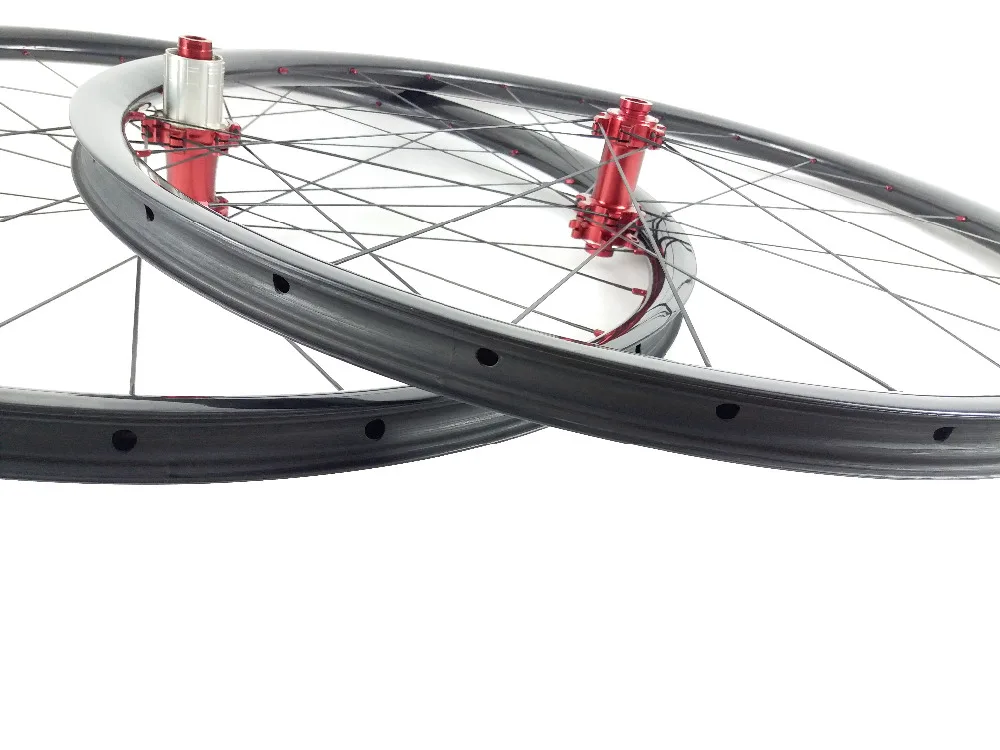 Суперсветильник Асимметричные карбоновые Колеса 650B MTB XC Ширина 28 мм ширина 25