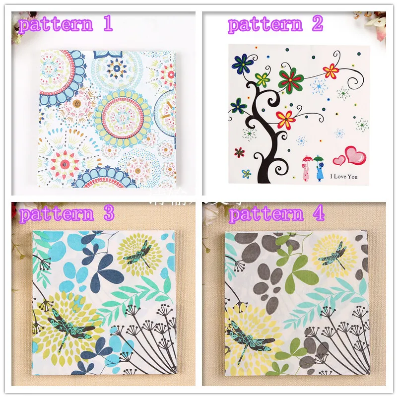 20 оптовая продажа винтажные салфетки для стола с рисунком драгоценных листьев