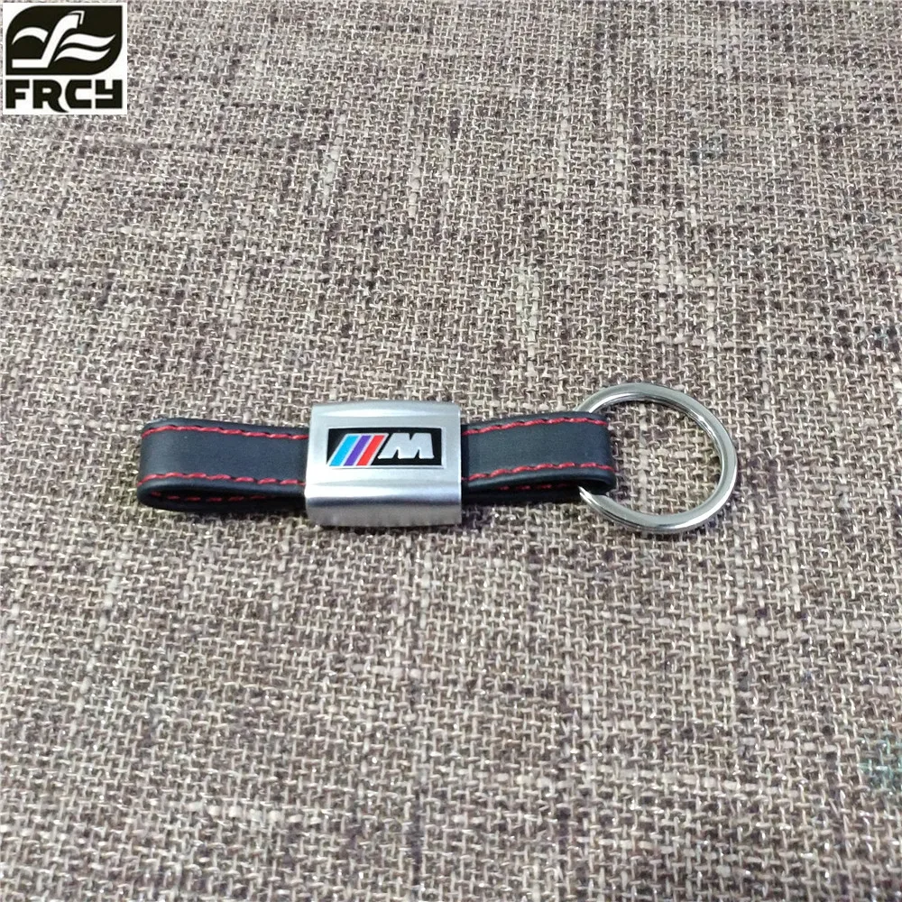Модные Металл + кожа автомобилей брелок кольцо для BMW M Tech М Спорт M3 M5 X1 x3 E46 E39 E60 F30 E90