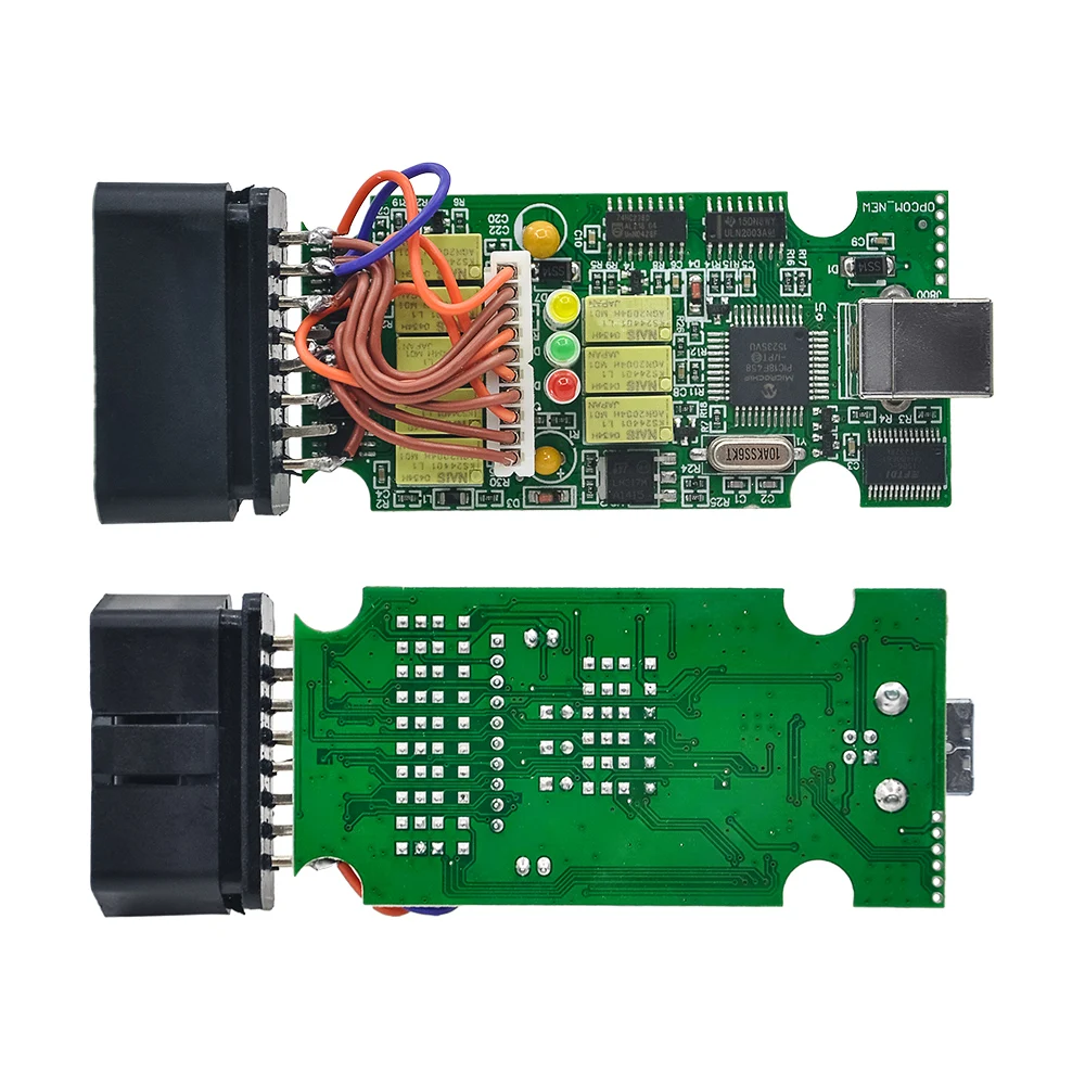 V1.70 новейшая версия OP COM для Opel с PIC18F458 OBD2 OP-COM/OPCOM шина сети локальных контроллеров