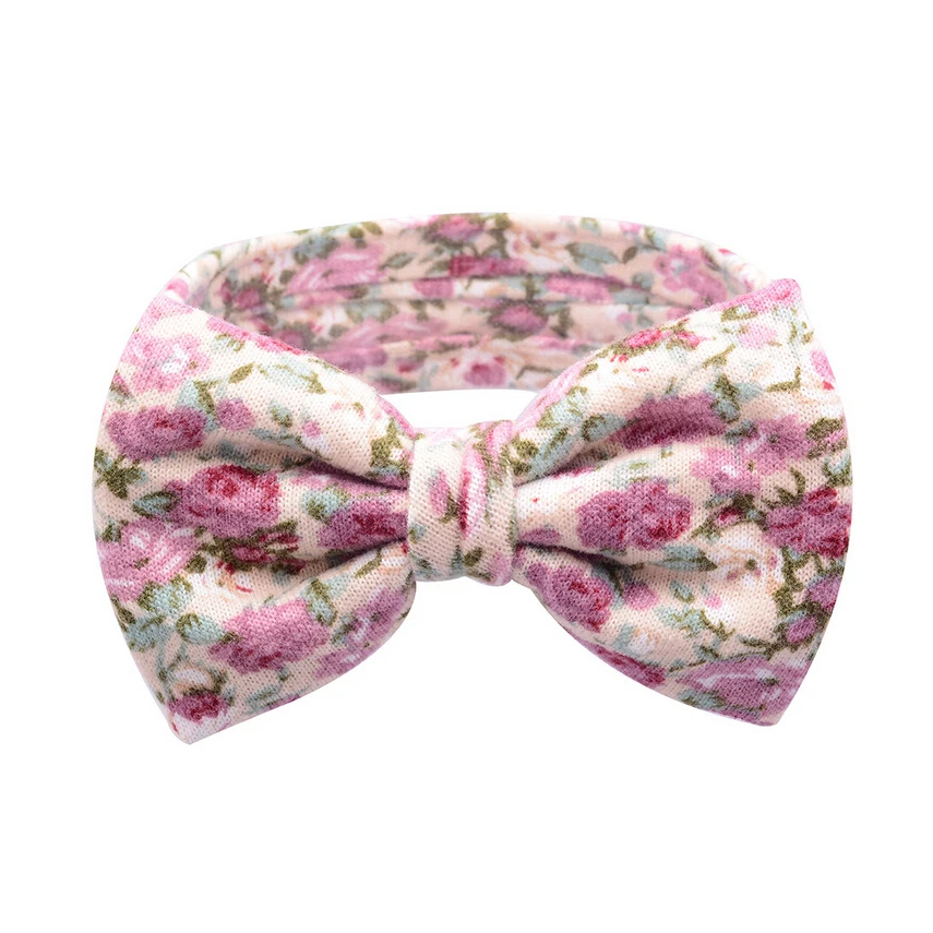 

1PC Babi Toddle DIY Babi Kids Girl Bow Headband Rabbit Ears Hair Ornaments Tie Turban Knot Hairband Head Wrap Hairband