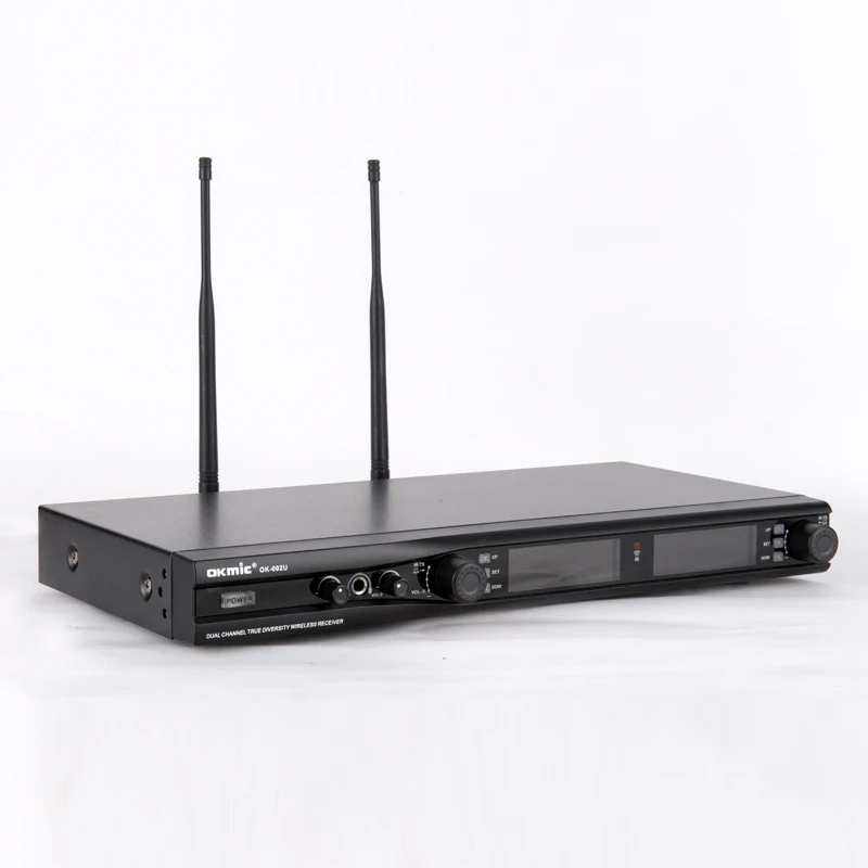 Профессиональная Беспроводная микрофонная система OKMIC OK 002U + DPA3 UHF/PLL двойной