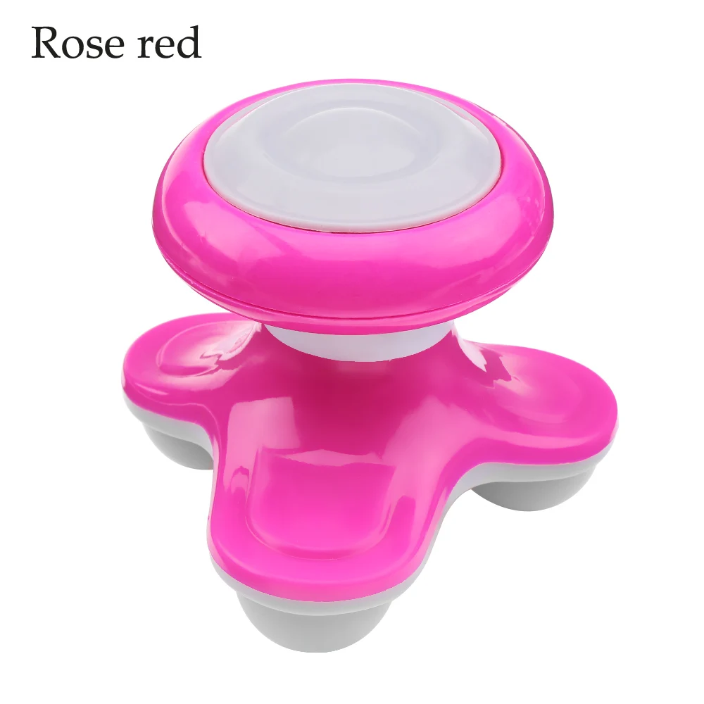 rose red Горячая мини Электрический волновая Вибрация массажер с usb-кабелем полный массаж тела Электрический легкий контроль для снятия боли в мышцах - Цвет: rose red