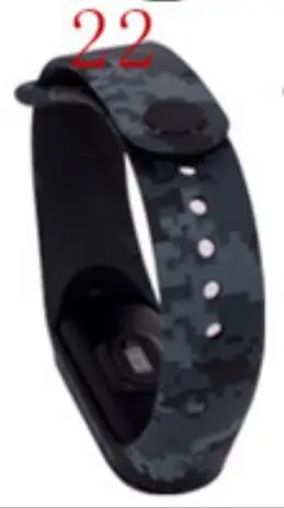 Ремешок для Xiaomi Mi Band 3, смарт-браслет, аксессуары для Xiaomi Mi Band 2, умный браслет, ремешок, товары для Mi band 4, ремешок - Цвет: 22