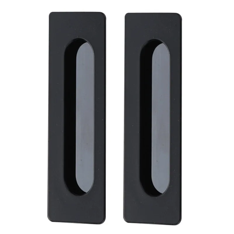 2 шт. нержавеющая сталь Невидимая ручка встроенный шкаф потяните вставка под