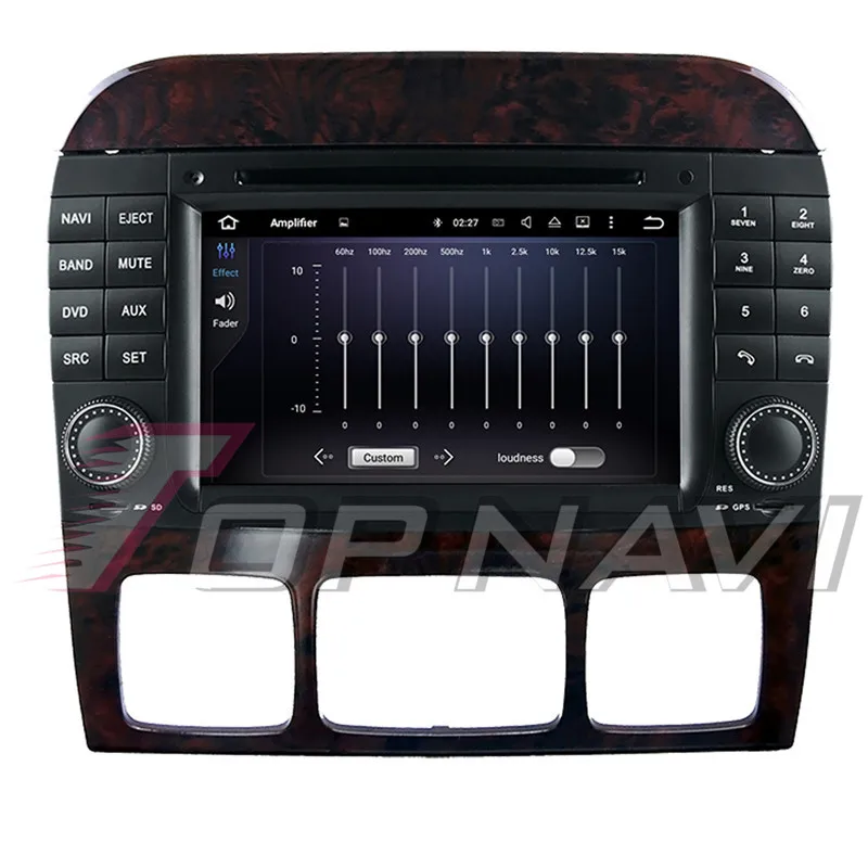 Автомагнитолы 7 "Android 8 0 Octa Core стерео для Benz S W220 (1999 2000 2001 2002 2003 2004 2005 2006) topnavi DVD gps