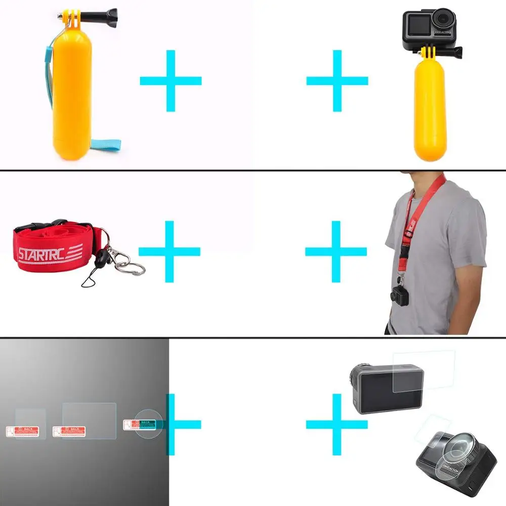 15 шт. OSMO аксессуары для экшн экшен комплект водонепроницаемая сумка/alu