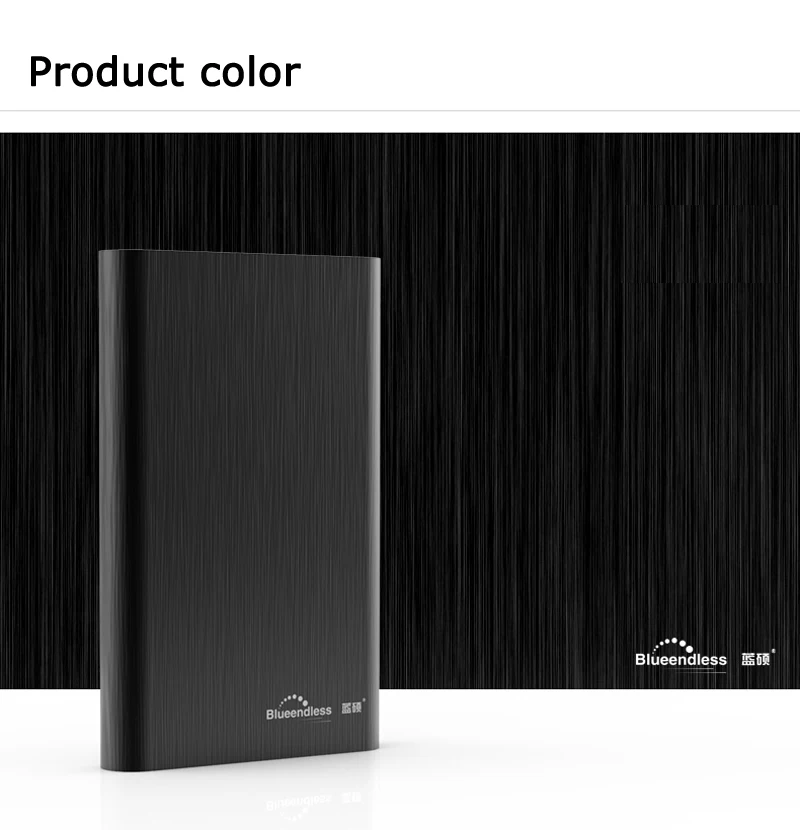 2,5 ''жесткий диск sata внешний жесткий диск 250 г/320 г/500 г/750 г/1 ТБ/2 ТБ HDD с алюминиевый корпус для жесткого диска чехол USB 3,0 тормозной диск duro blueendless