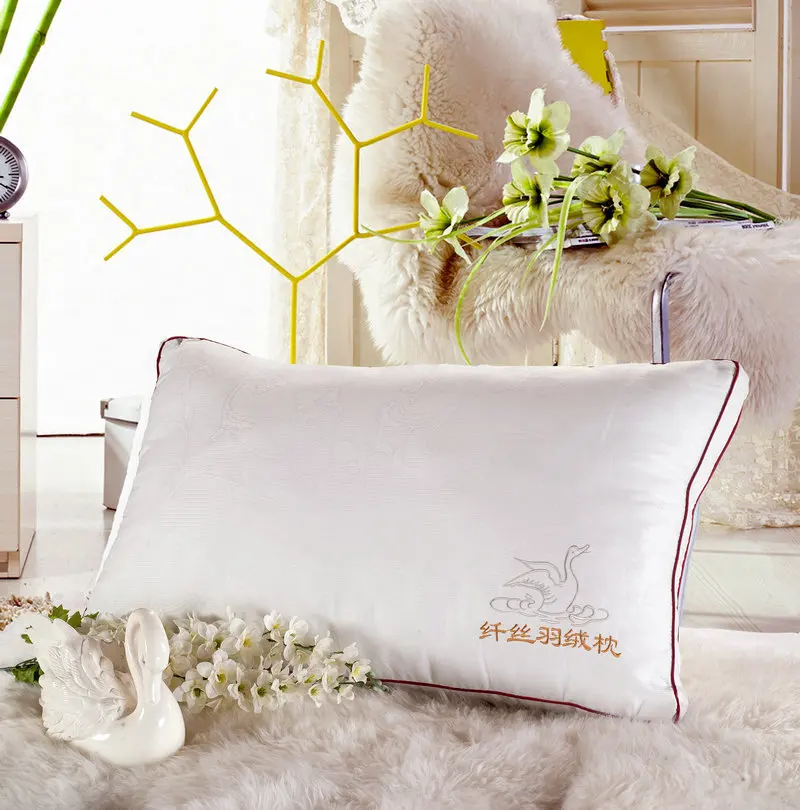 Размер 48x74cmx10cm 1000 г жаккардовые постельные подушки хлопок супер мягкая подушка