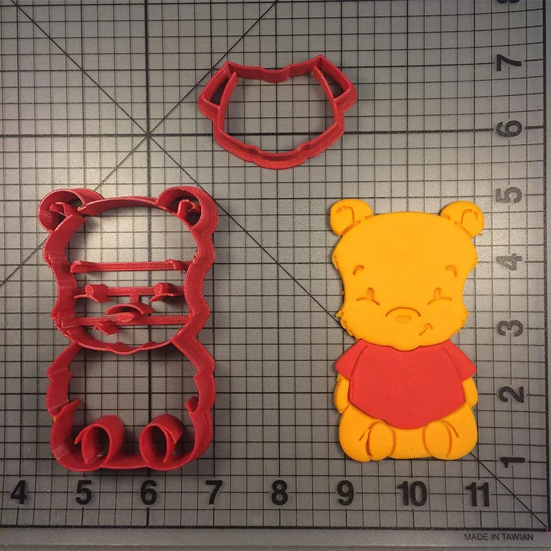 Детский Снеговик набор резаков для печенья на заказ 3D Печатный резак торта