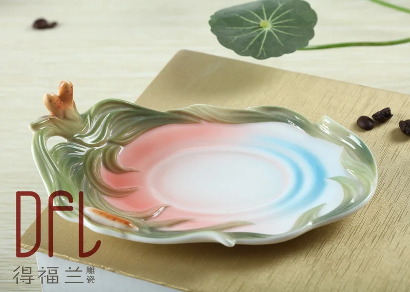 Цветной эмалевый фарфор кружка Лебедь кость чашка кофе чашки и блюдца чайные