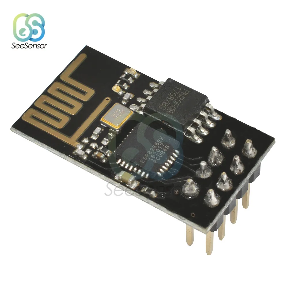 Беспроводная плата приемопередатчика ESP8266 ESP01 с последовательным Wifi модулем 3 в 6