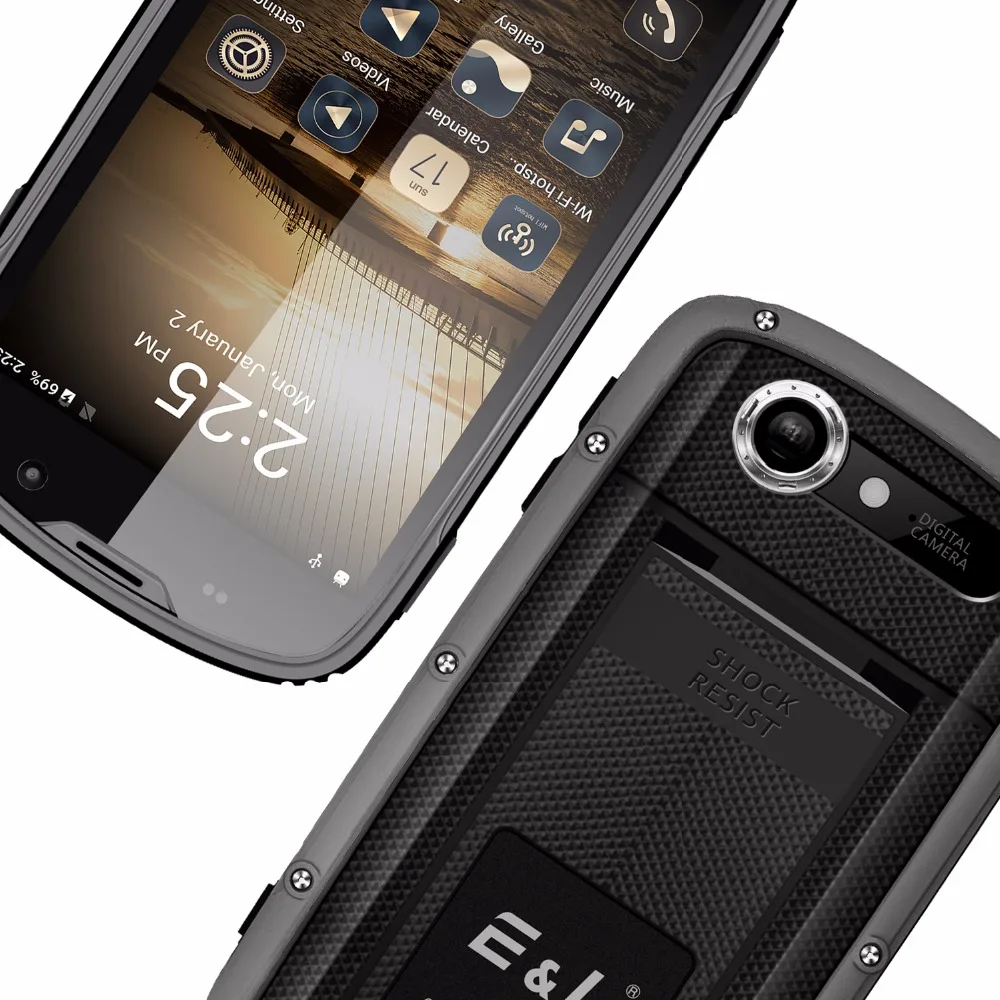EL W5 4G мобильный телефон 4 0 дюйм(ов) MTK6735 четыре ядра 1 ГБ + 8 сотовые телефоны IP68 Dual Sim