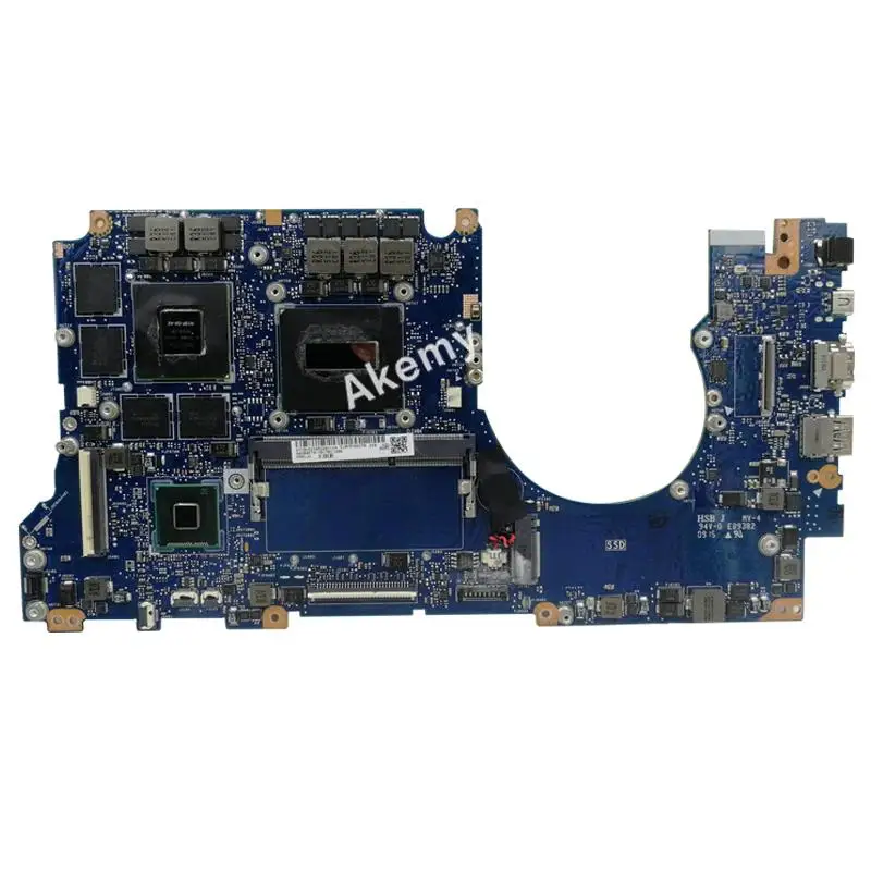 AK с I7 4720HQ 4 ГБ RAM GTX960M 4GB для Asus N501J N501JW G501JW G501J UX50JW UX501J Материнская плата ноутбука