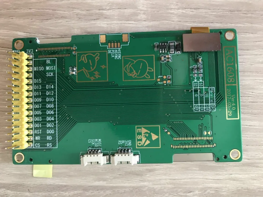 IPS 3 2 дюйма HD SPI TFT ЖК модуль плата адаптера RGB экрана HX8357 IC 480*320 параллельный