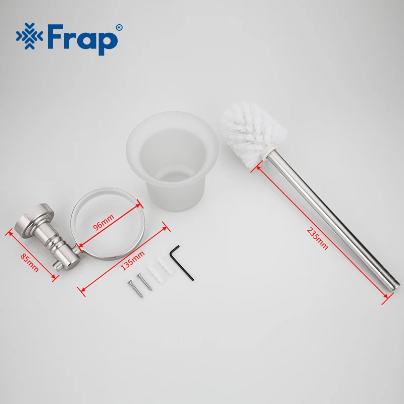 Frap 1 комплект современный держатель для туалетной щетки алюминиевый крепежный