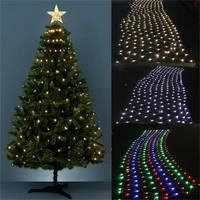 1 5mx1 5m 96 led home outdoor holiday christmas xmas decorative wedding net mesh string fairy curtain garlands strip party
