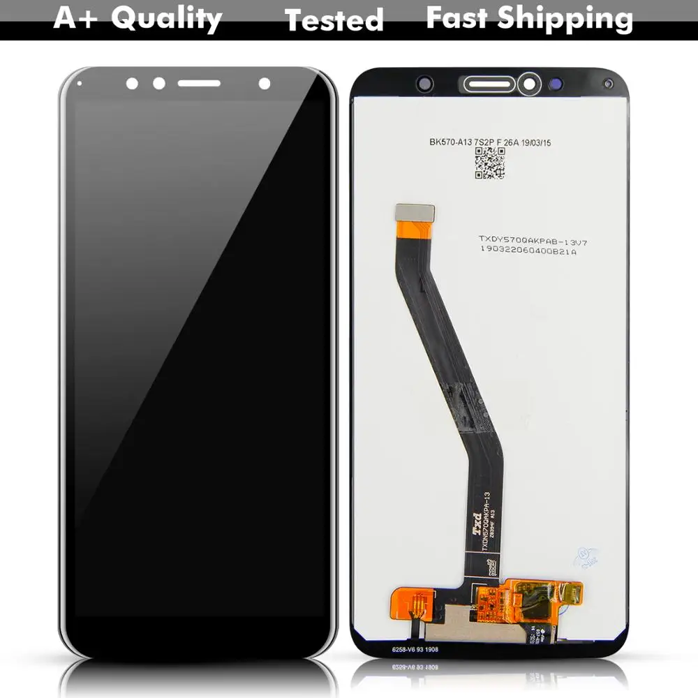100% протестированный ЖК дисплей для Huawei Honor 7A Pro / 7C AUM l41жк дигитайзер в сборе Y6 2018