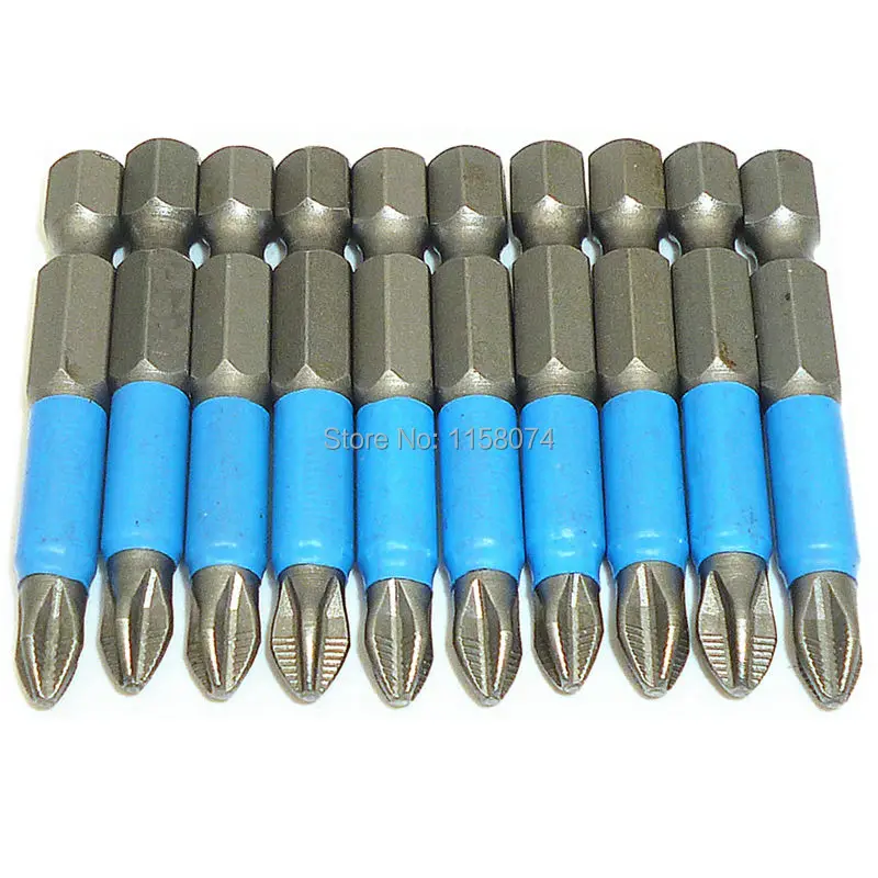 10 шт. PH2 S2 на одной стороне крестообразная отвертка для винтов с головкой алмазным