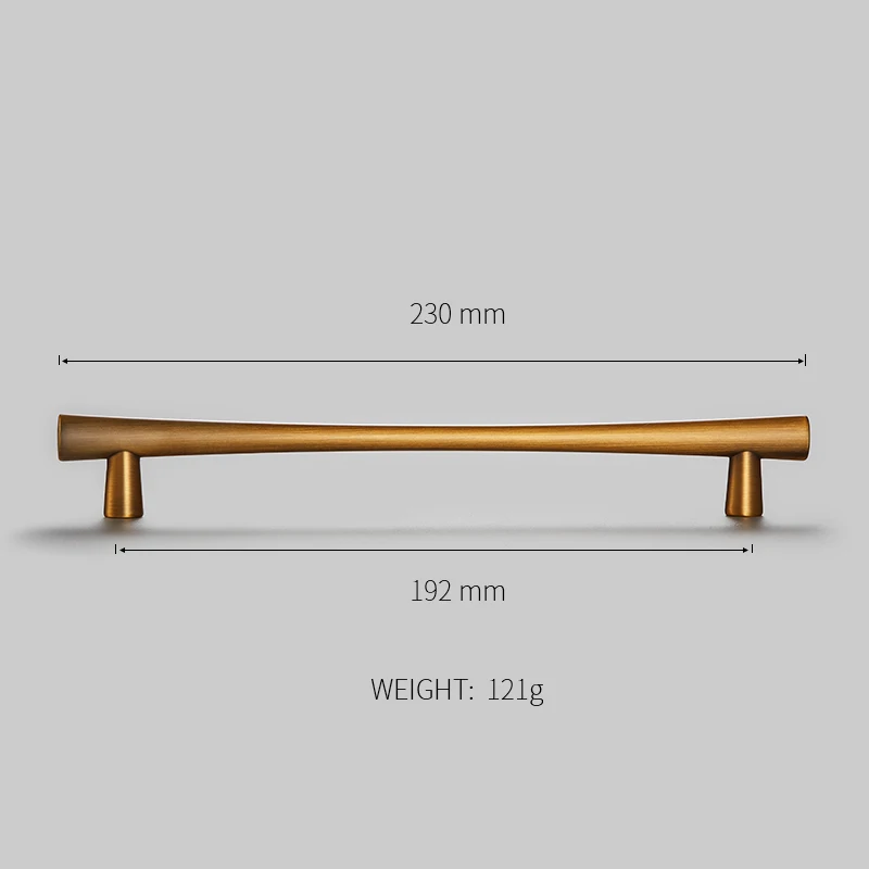 3,7"~ 7,55" Золотой Шкаф Тянет серый комод ручки кофе выдвижной ящик ручки кухонная дверь т бар ручки мебельная фурнитура - Цвет: Z-2262-192