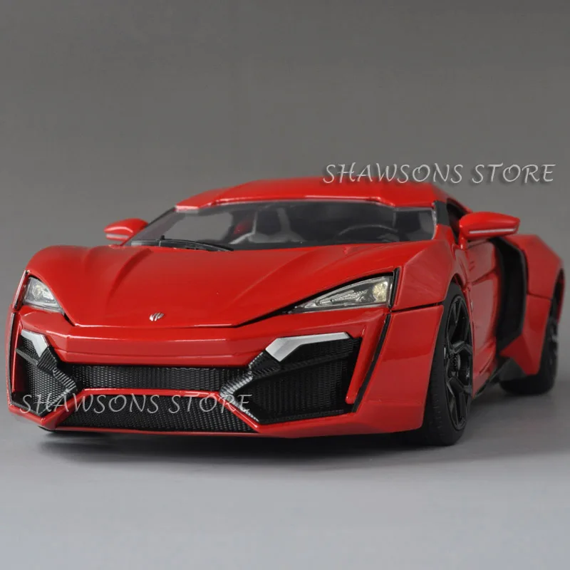 JADA литой металл модель автомобиля игрушка 1:18 Lykan HyperSport миниатюрная копия коллекция