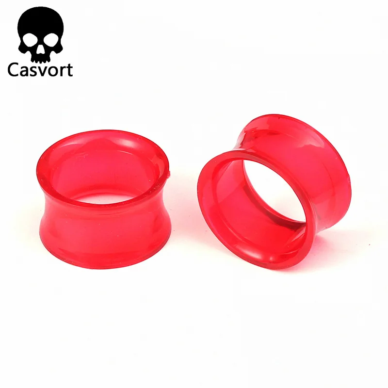 Casvort 2 шт. ранцы и туннели серьги растяжки для пирсинга ювелирные