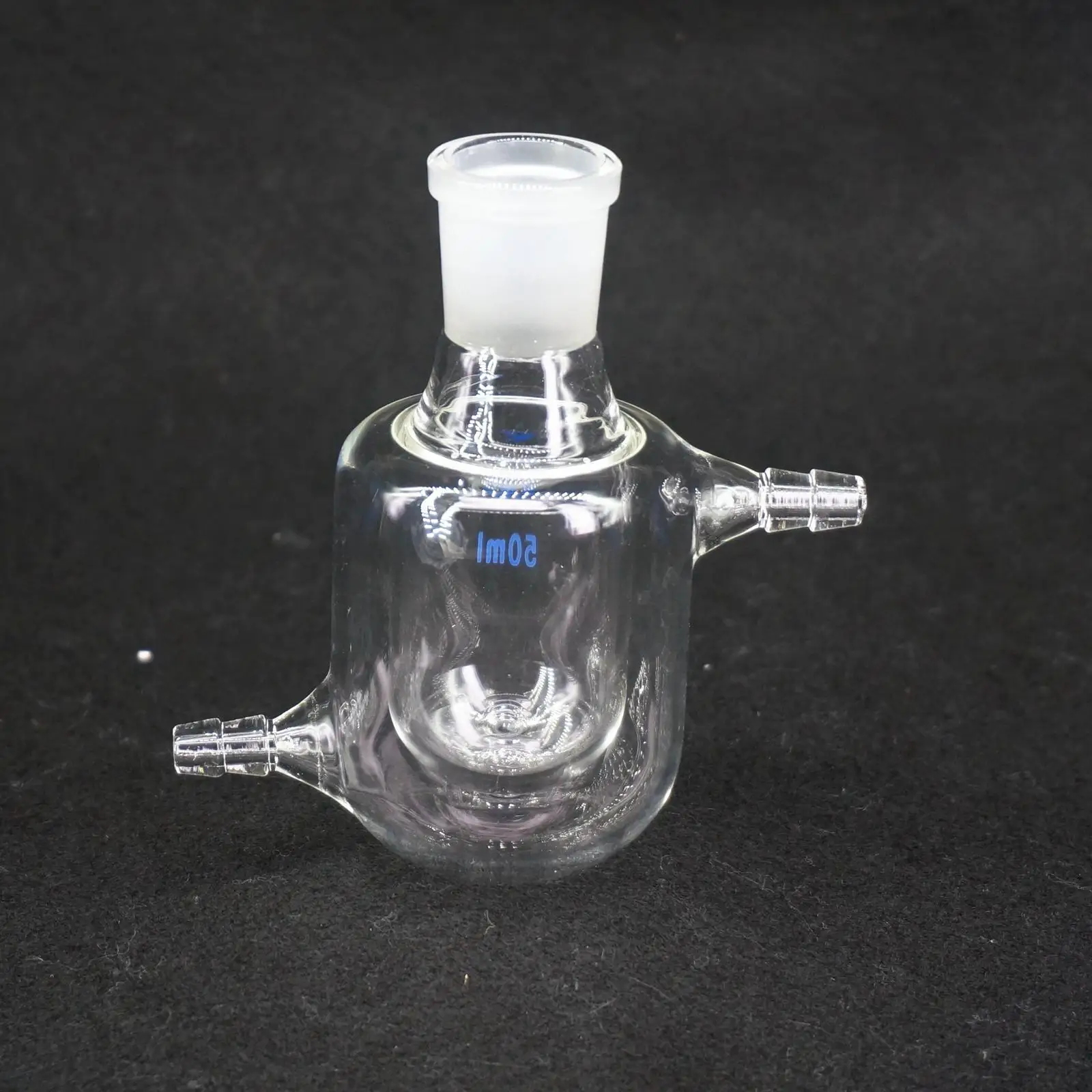 

50ml Laboratory Jacketed Glass Double Layer Flask Reactor bottle lab kit tool