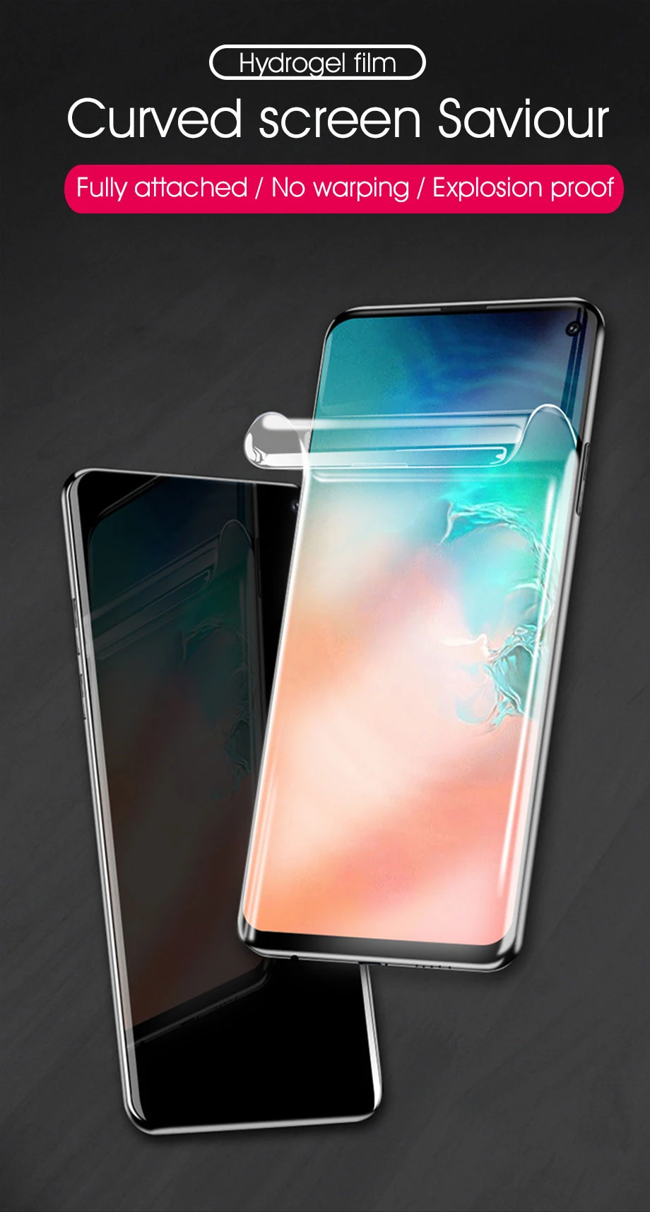 20D полностью изогнутая Гидрогелевая пленка для samsung Galaxy S10E S9 S8 S10 Plus Защитная пленка для samsung S7edge Note 8 9 пленка не стекло