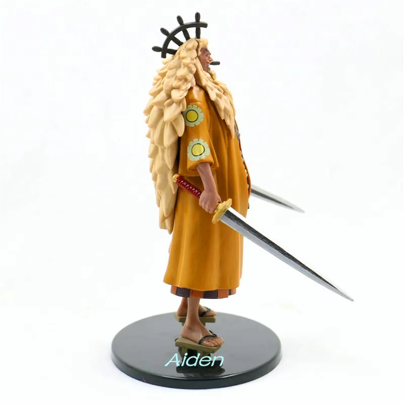 Аниме one piece The Grandline men Vol.0 II Shiki Whitebeard Пираты ПВХ фигурка Коллекционная модель