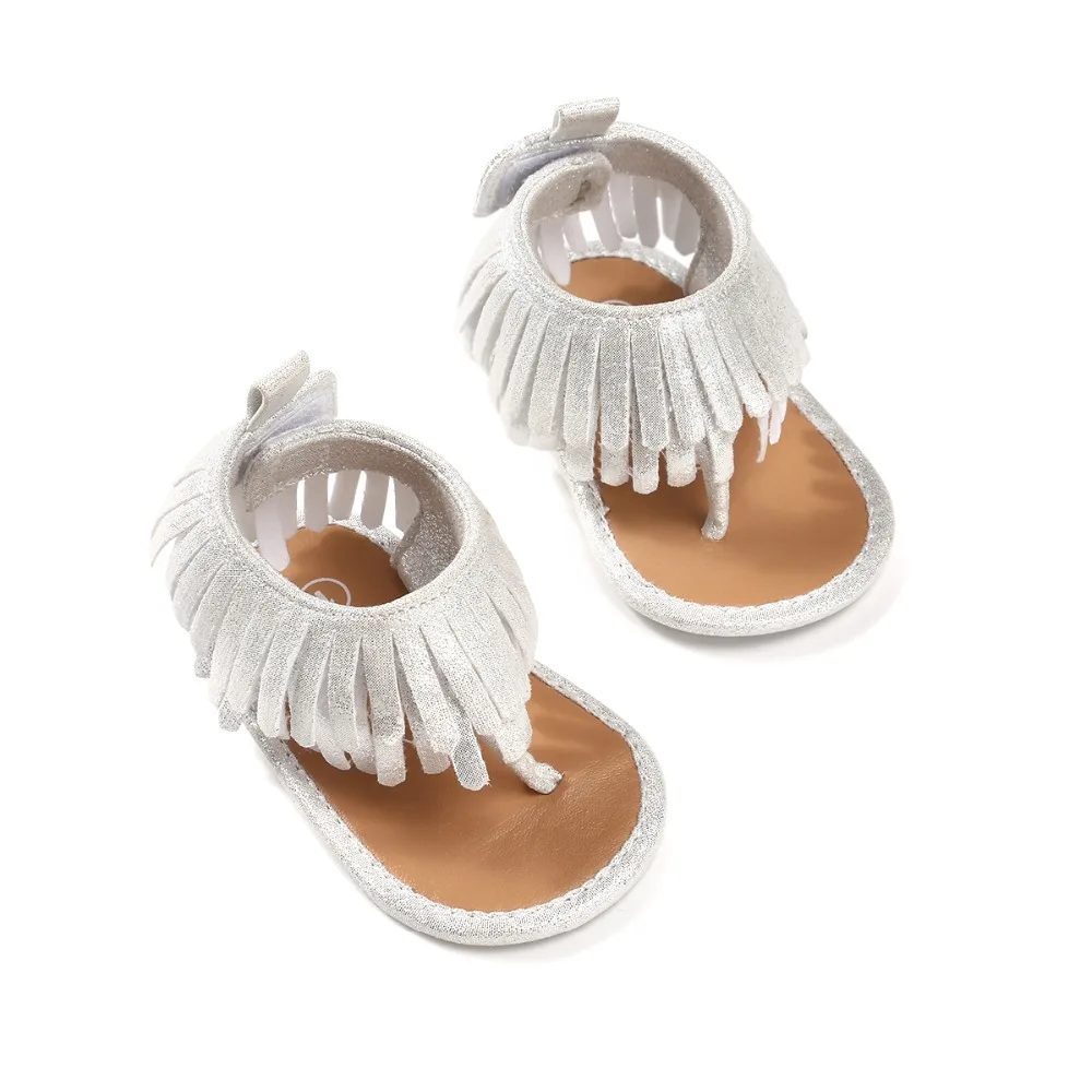 2018 новый дизайн сандалии с кисточками для маленьких мальчиков и девочек