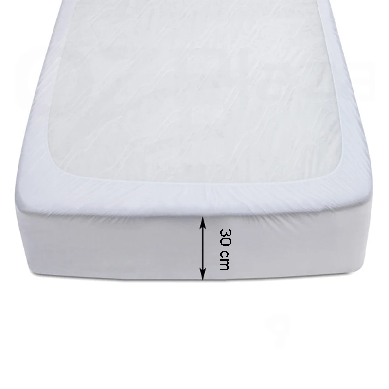 Матрас постельный однотонный из полиэстера удобные Защитные Чехлы Гладкий