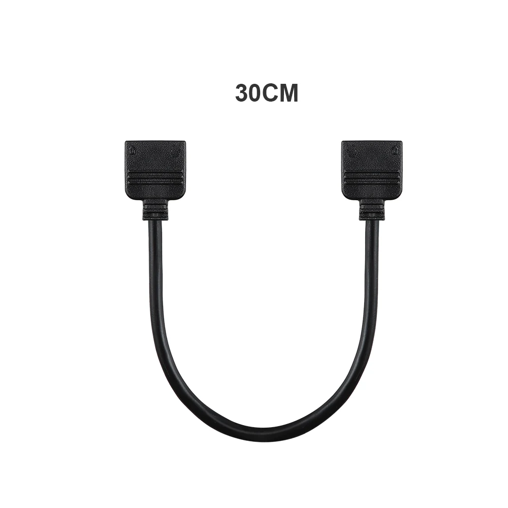 4-контактный 5-контактный Удлинительный светодиодный коннектор Угловой кабель