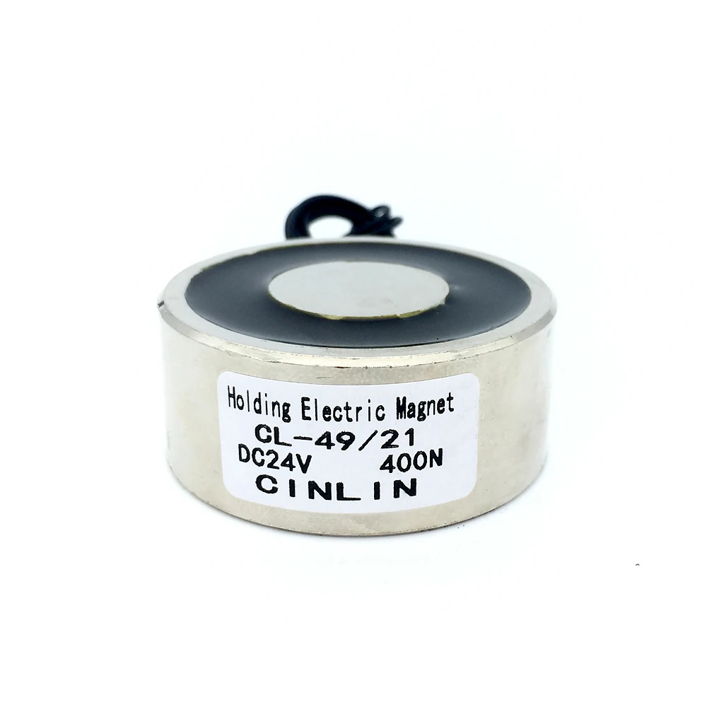Удерживающий Электрический Магнитный подъемник D49mm * H21mm 40KG/88lbs/400N соленоидная