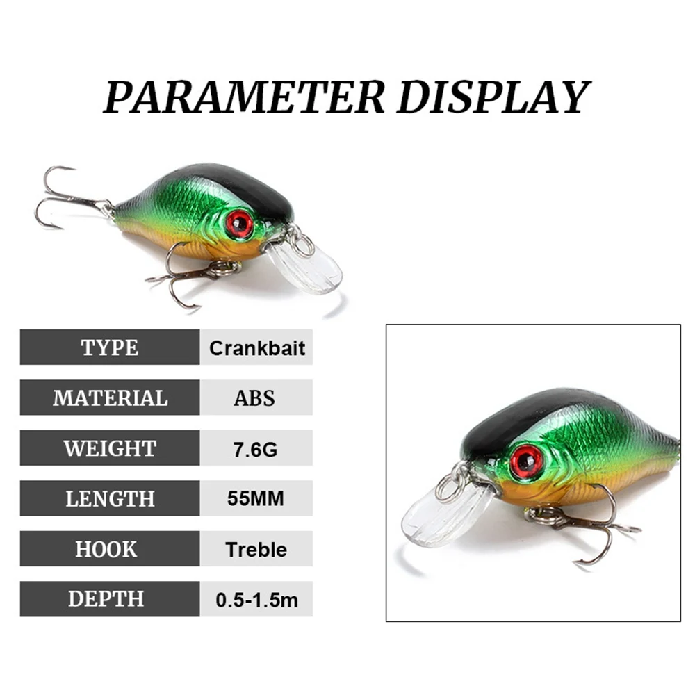 Vicense Crankbait рыболовные приманки 5 см 7 6 г искусственная блесна Topwater Isca жесткая