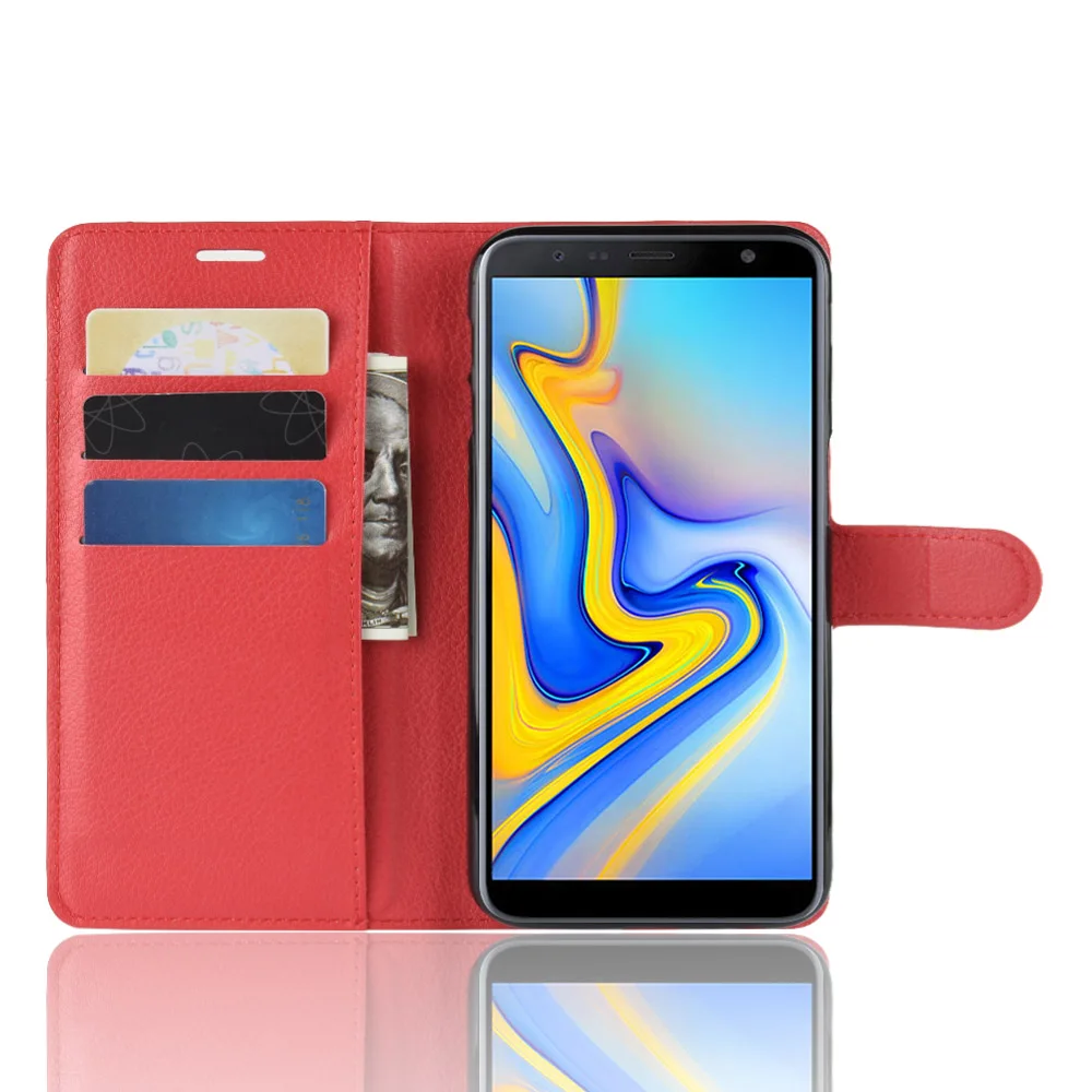 Чехол для телефона SAMSUNG Galaxy J6 Plus Prime откидная Обложка на заднюю панель из