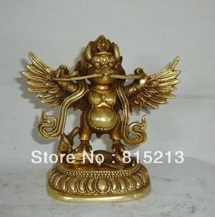 

bi00616 Tibetan Buddhist bronze GARUDA statue bouddha statue