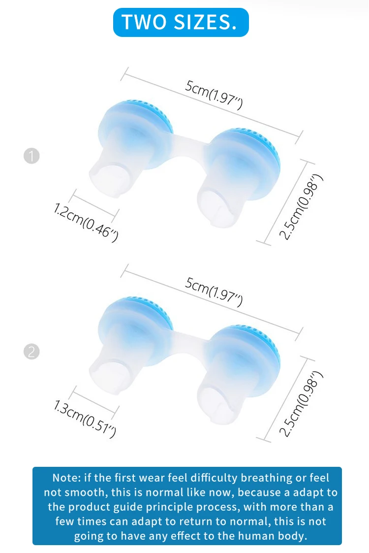 Athphy Nose Snore Stopping Relieve Snoring Breathing Apparatus Guard Sleeping Aid Mini Device Anti Silicone 2 Sets | Красота и