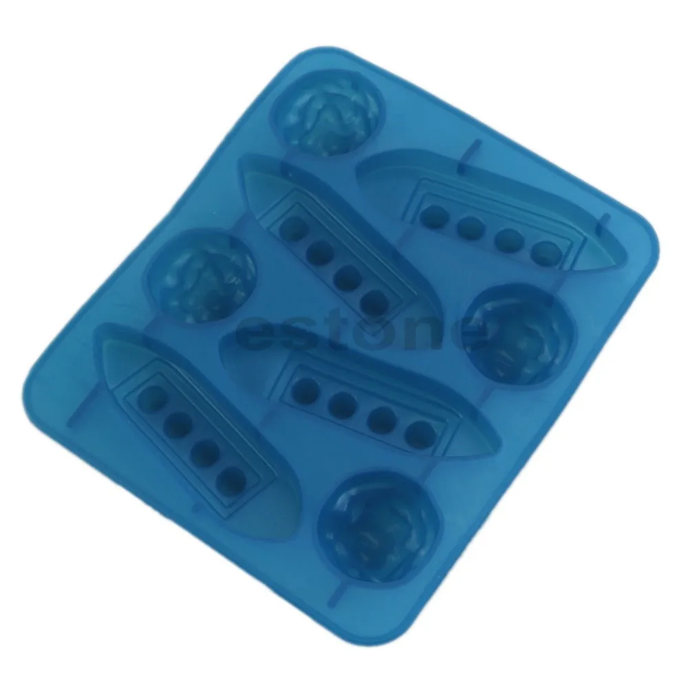 Silicone Ice Cube Trays Carving Mold Mould Maker Titanic Shaped For Party Drinks | Дом и сад