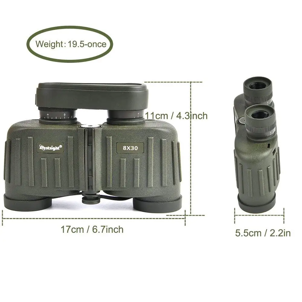 Военный 8x30 бинокулярный Bestsight морской бинокль для охоты пешего туризма и