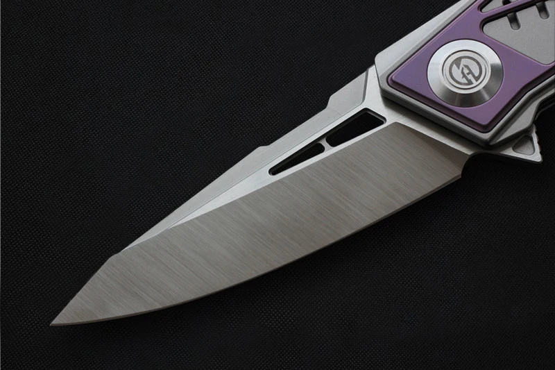 Складной нож MAXACE TANK с лезвием M390 высокой твердости титановая ручка охотничьи