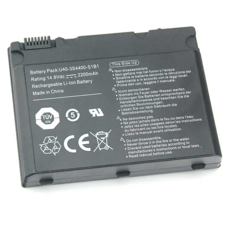 Аккумулятор для ноутбука Uniwill U40 U40SI1 U40SI2 U40SIx U50SI1 U50SI2 U50SIx U40-4S2200-E1M1 U40-4S2200-G1B1 U40-3S4000-G1B1