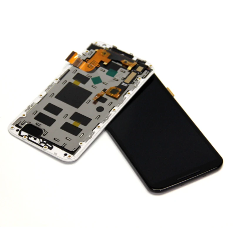 Черный Белый для Motorola Moto X2 Xt1092 Xt1095 Xt1097 ЖК-дисплей с сенсорным экраном дигитайзер в