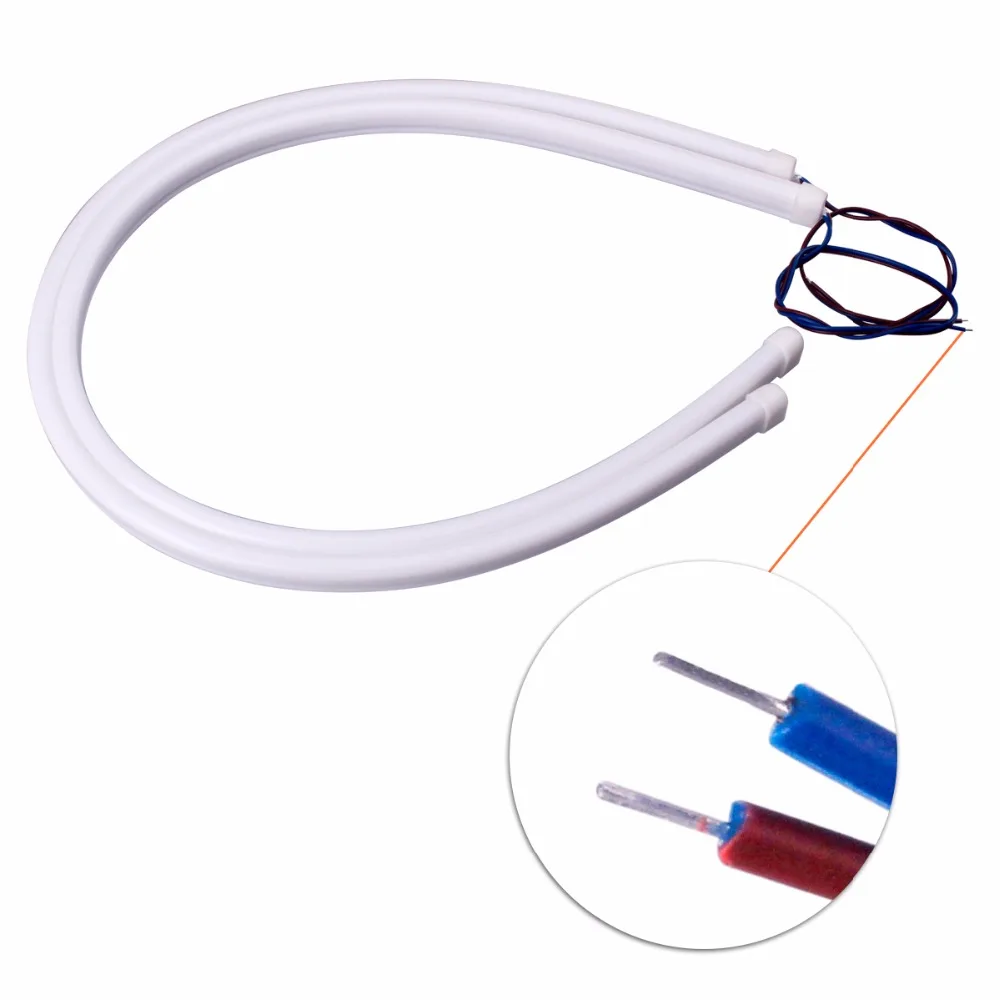 2 шт. светодиодный супер яркий дневного светильник Ангельские глазки гибкий