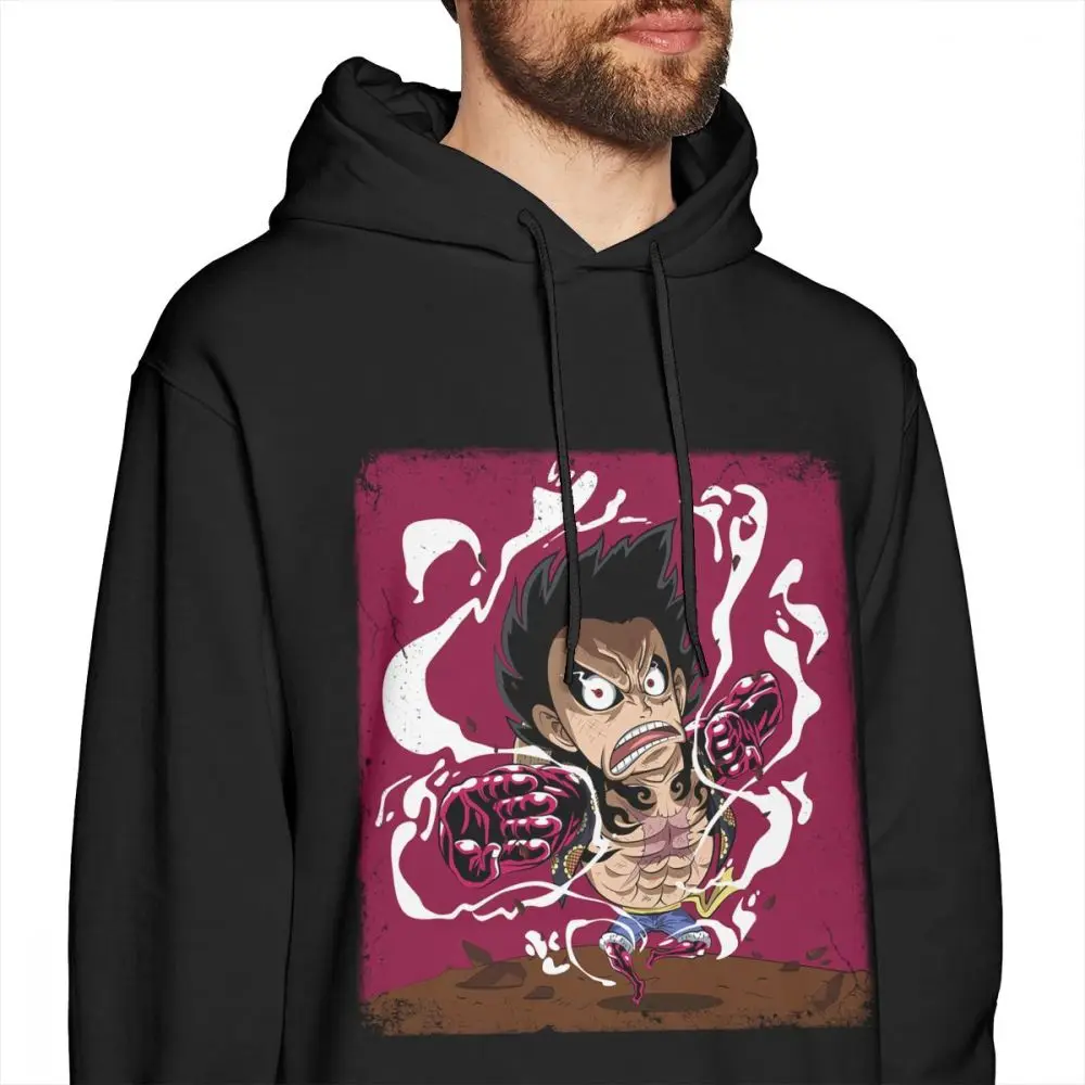 One Piece Luffy Sweatshirt For Man Fashion Short Sleeve Round Neck | Мужская одежда