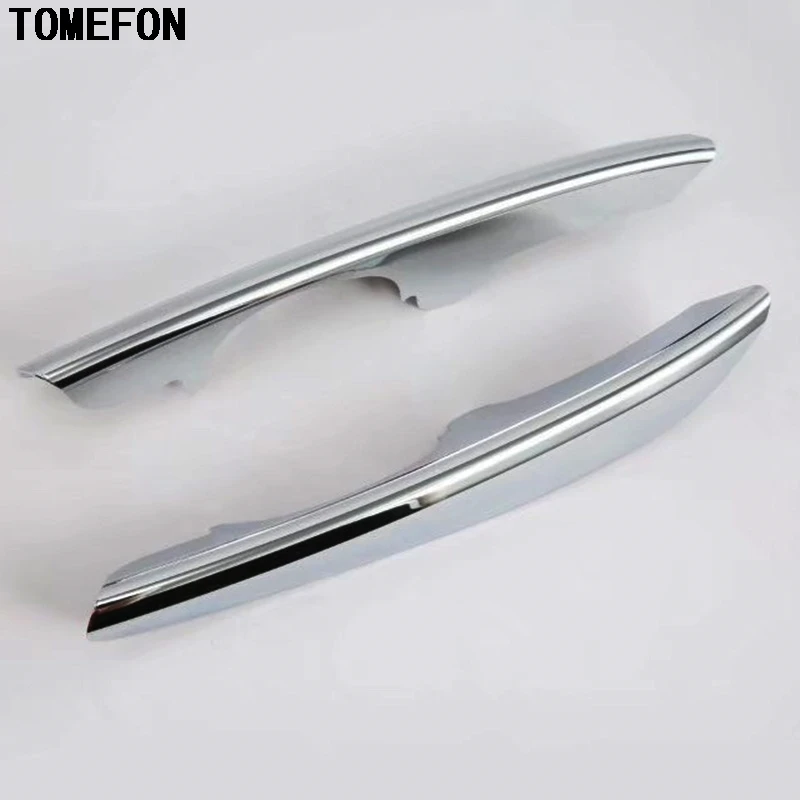 TOMEFON ABS Хром Передняя противотуманная фара для бровей полосы литья крышка рамки противотуманных фар автомобиля стиль 2 шт./компл. для Защитные чехлы для сидений, сшитые специально для Toyota Corolla подтяжки лица
